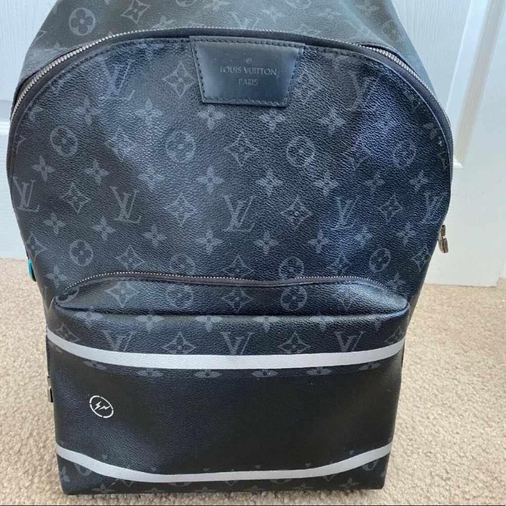 Authentic Louis Vuitton black backpack